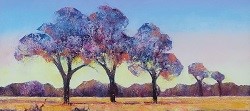 Khwai District - Okavango | 2024 | Oil on Canvas | 40 x 66 cm
